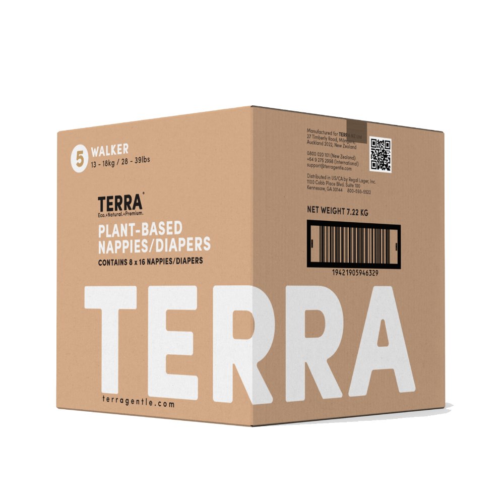 Pañales biodegradables desechables XG Terra Caja 8 Paquetes - Motherna