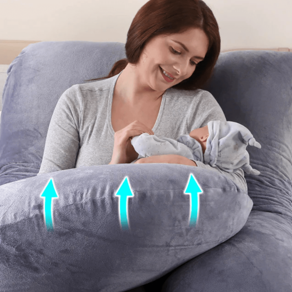 Almohada de embarazo forma U Momcozy - Motherna