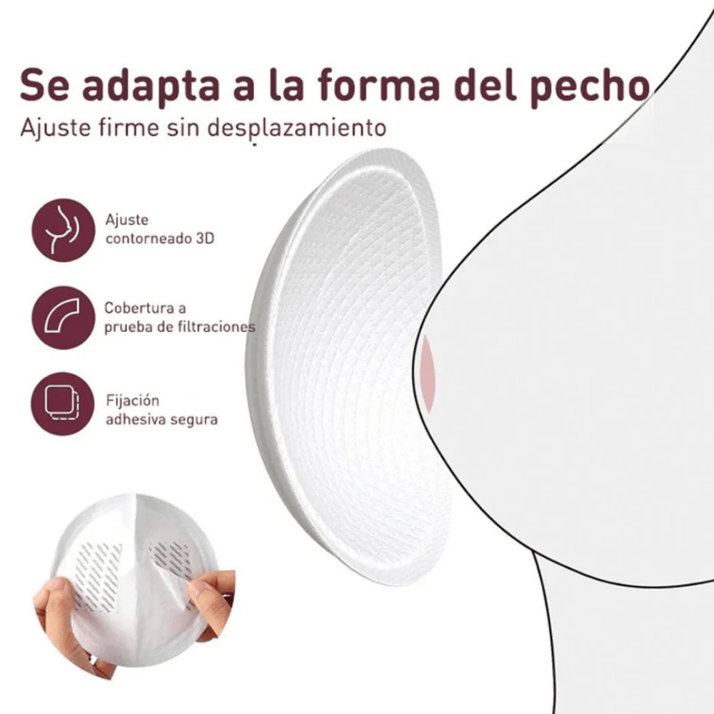 Almohadillas absorbentes ultra delgadas Momcozy 60 uns - Motherna