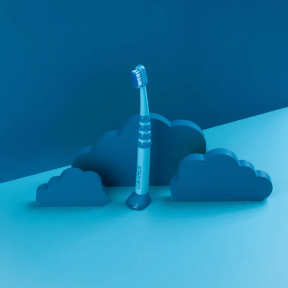 Cepillo de dientes Curaprox 0 - 4 Azul - Motherna