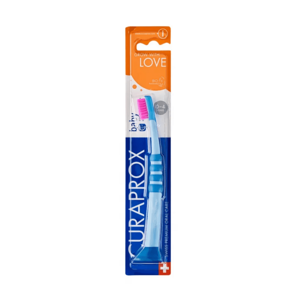 Cepillo de dientes Curaprox 0 - 4 Azul - Motherna