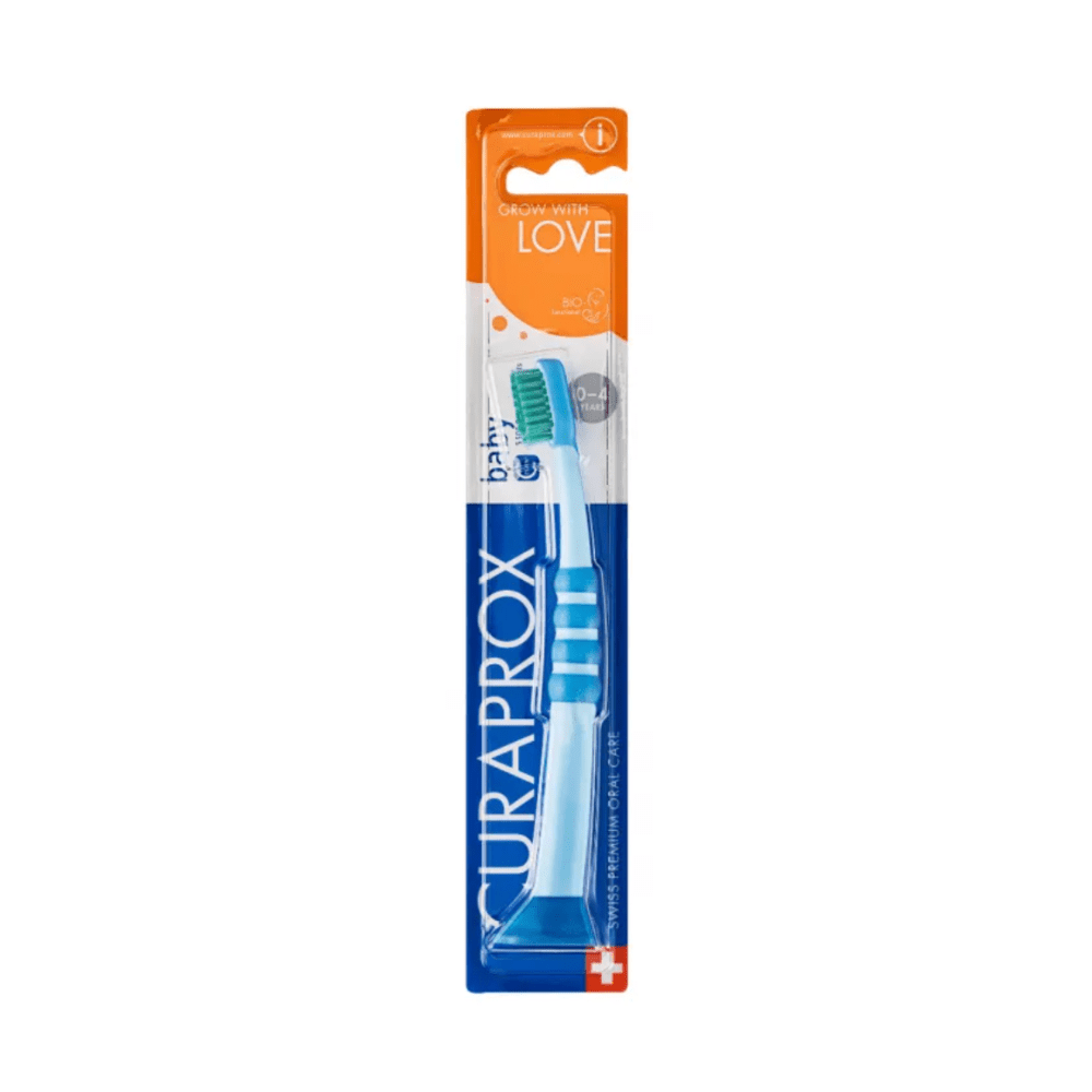 Cepillo de dientes Curaprox 0 - 4 Azul - Motherna