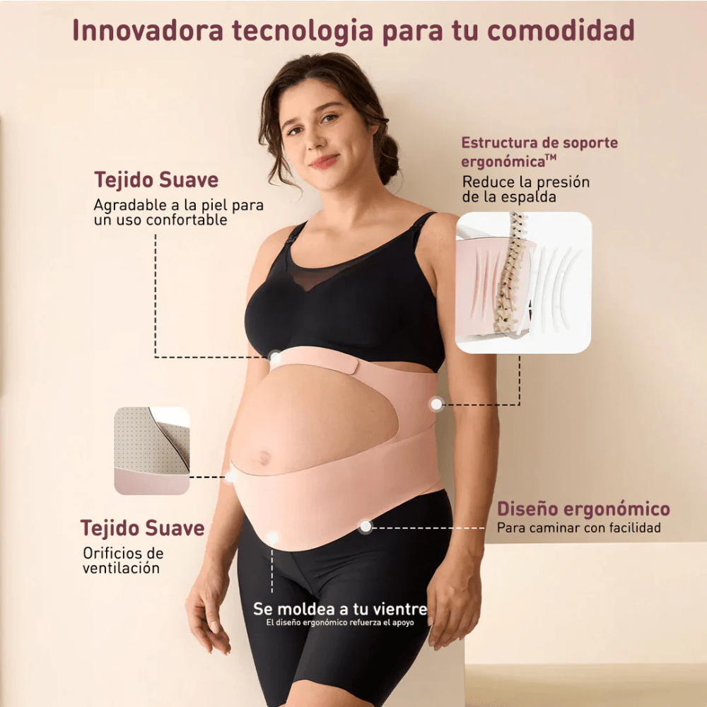 Faja de embarazo Momcozy Negro - Motherna