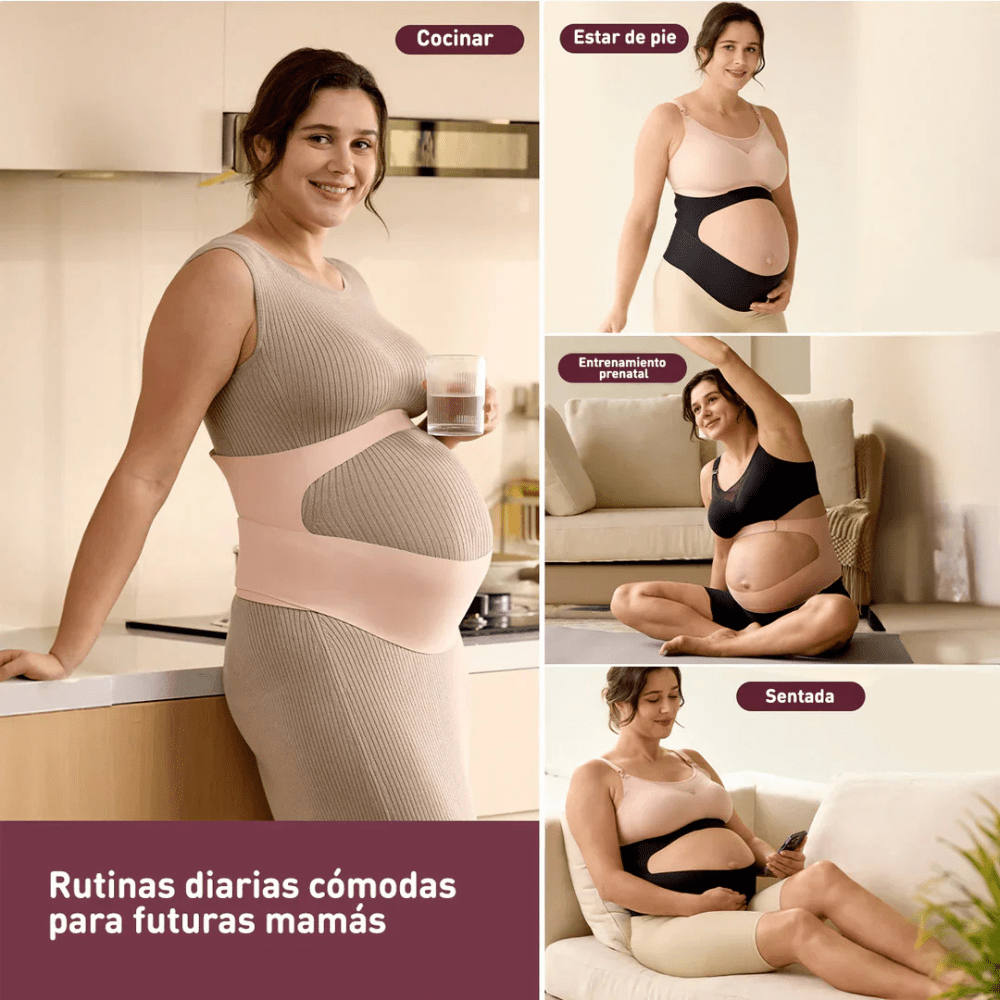 Faja de embarazo Momcozy Negro - Motherna