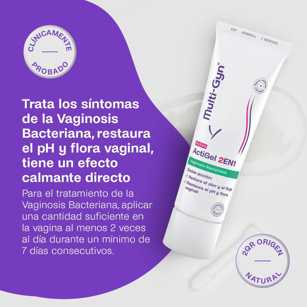 Gel Multi - Gyn ActiGel 2en1 tubo 50ml - Motherna