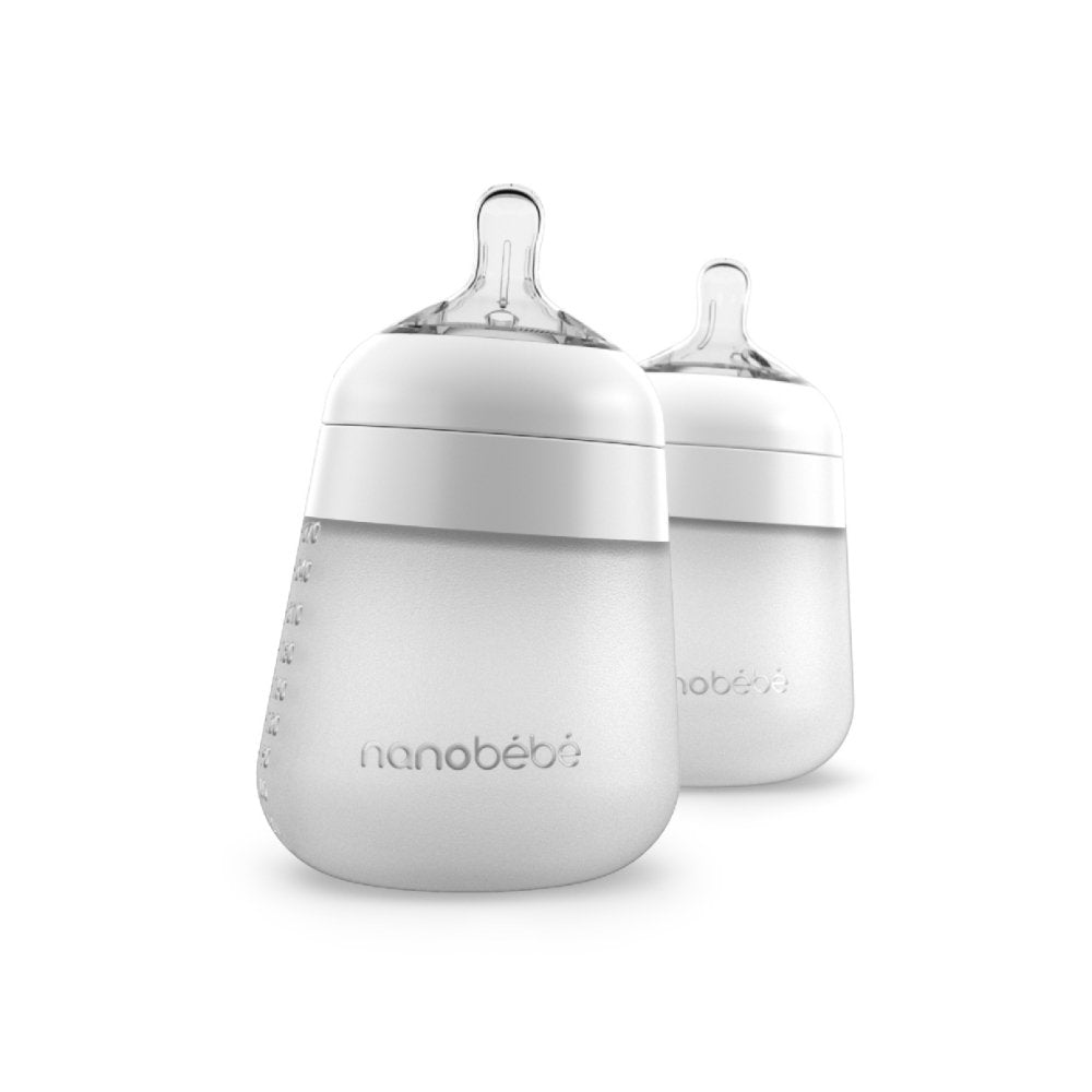 Mamadera de silicona Flexy Nanobebe 150 ml Pack x 2 uns - Motherna