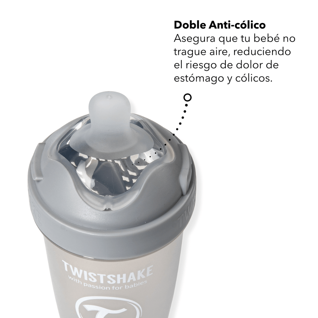 Mamadera Twistshake Double Pro 330ml - Motherna