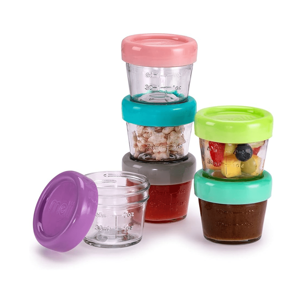 Pack 6 contenedores de vidrio Melii 118ml - Motherna