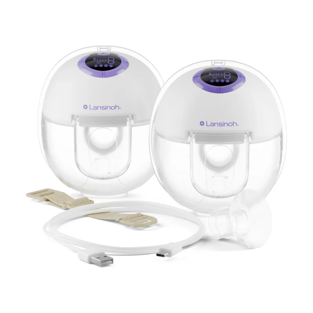 Sacaleches eléctrico doble Lansinoh Discreet Duo - Motherna