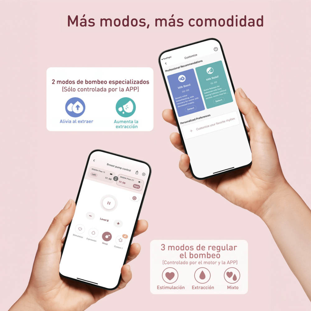 Sacaleches eléctrico doble Momcozy M9 - Motherna