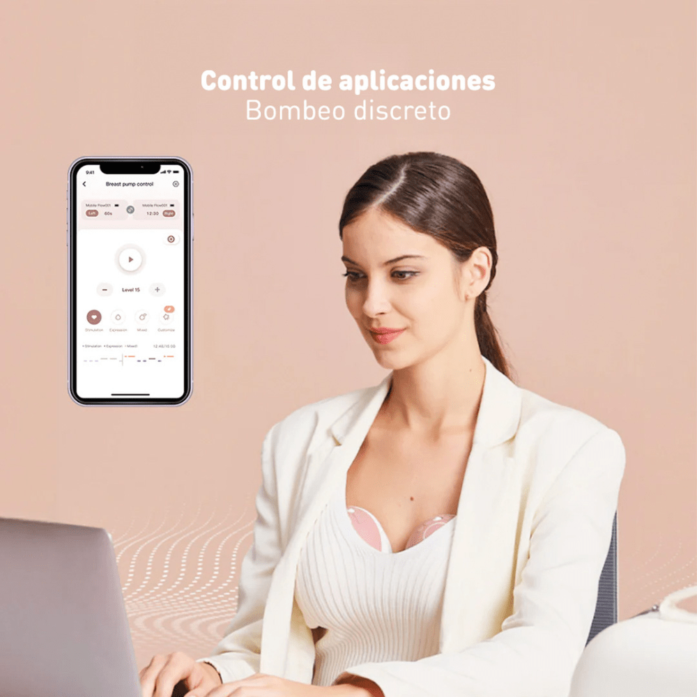 Sacaleches eléctrico doble Momcozy M9 - Motherna