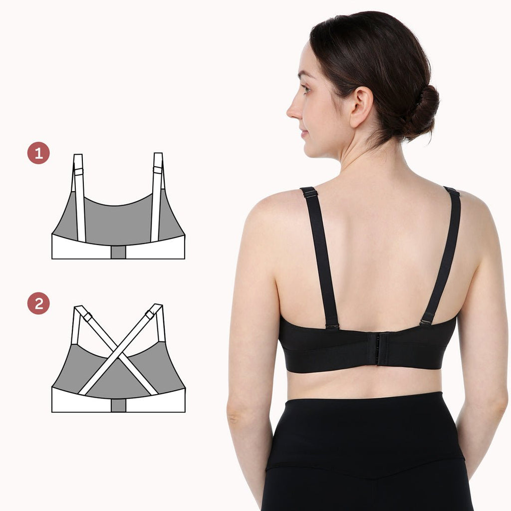 Sostén 2 en 1 extracción y amamantado Momcozy Negro - Motherna