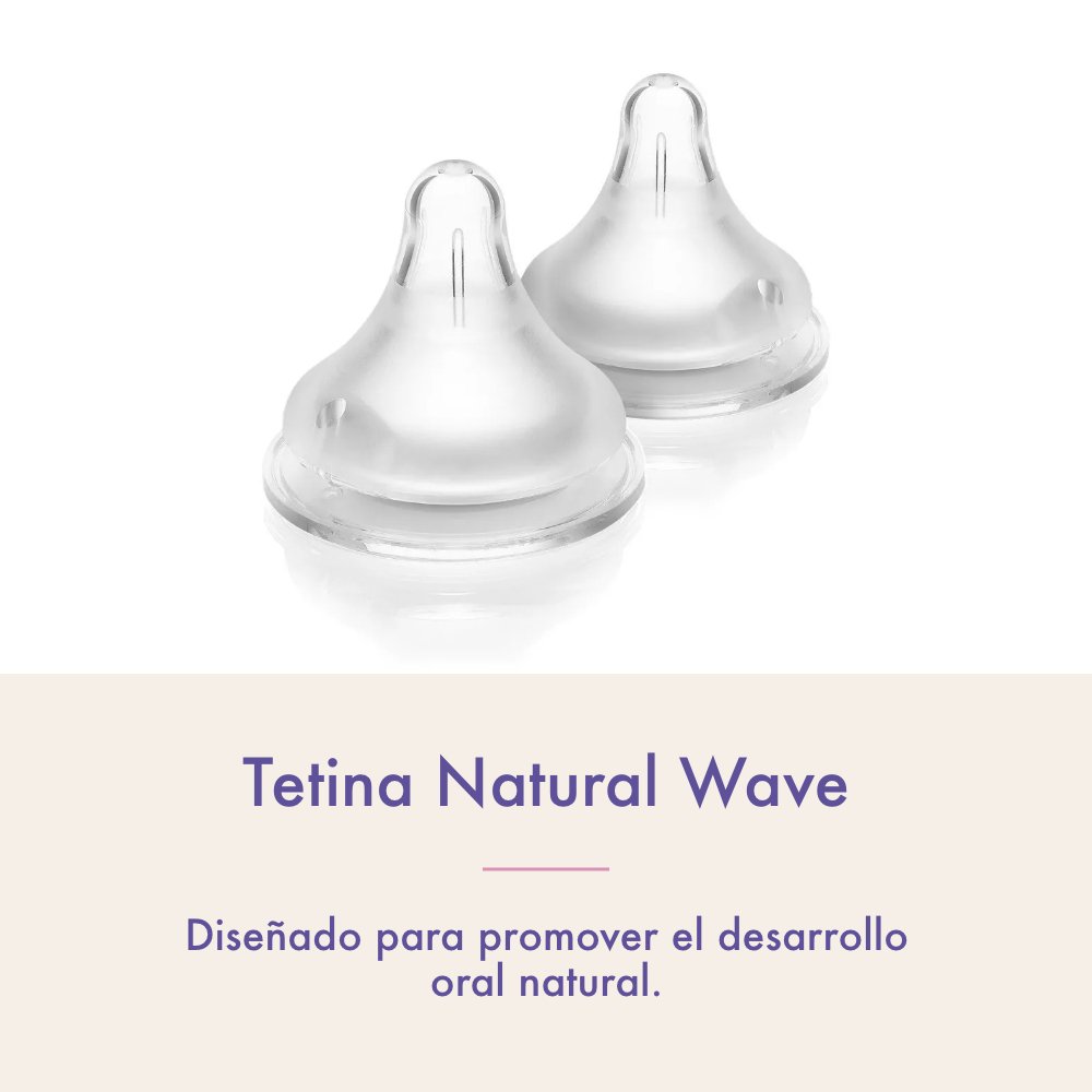 Tetinas Lansinoh Natural wave 2 unid - Motherna