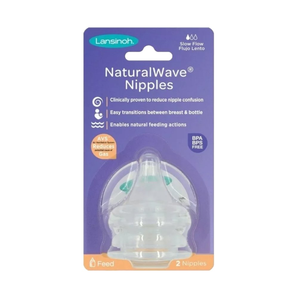 Tetinas Lansinoh Natural wave 2 unid - Motherna