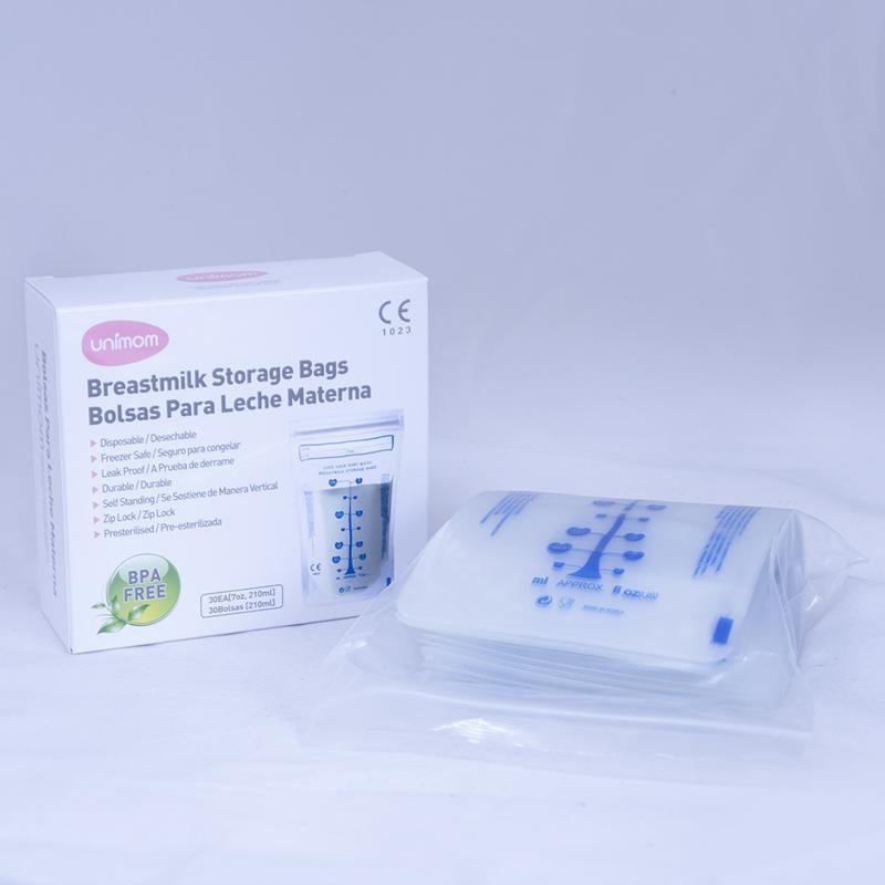Bolsas para almacenamiento de leche materna 30 uns. Unimom - Tienda Eco Bebé