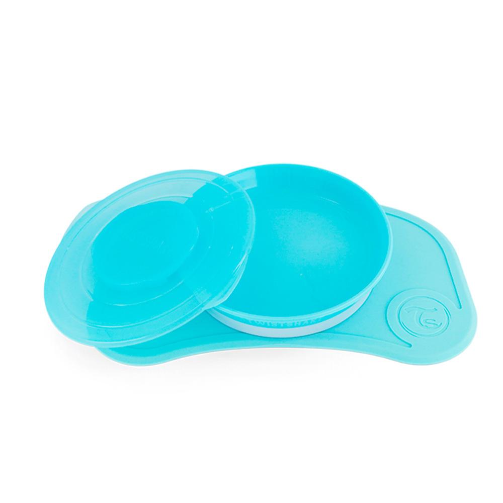 Twistshake Plato Silicona Click-Mat Mini para bebés Color Azul