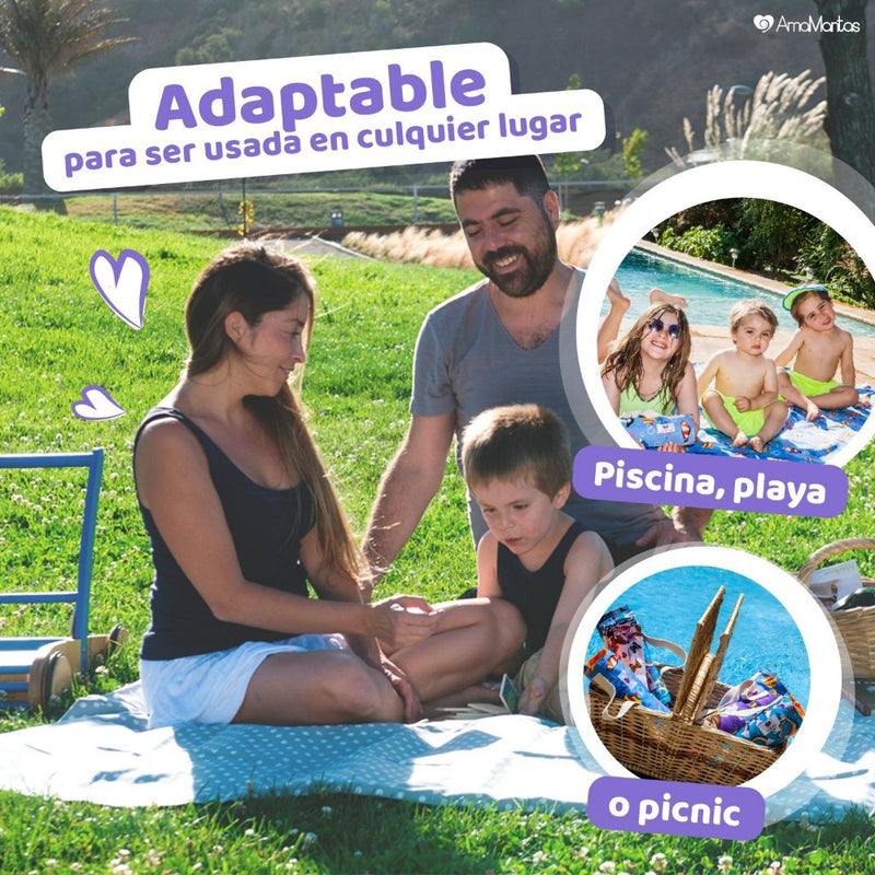 Manta impermeable picnic Amamantas - Motherna