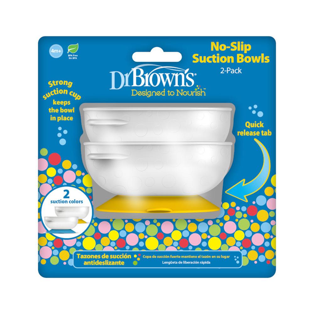 Pack 2 bowls antideslizantes DrBrowns 4+m - Motherna