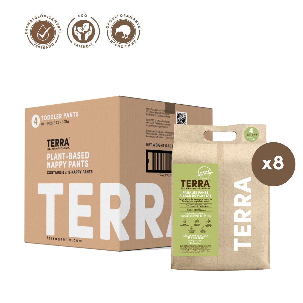 Pants biodegradables desechables G Terra Caja 8 Paquetes - Motherna